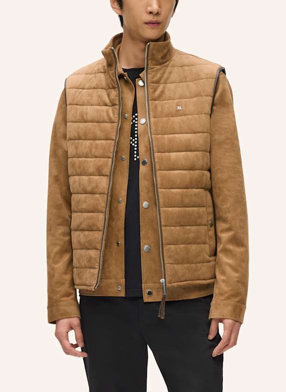 KARL LAGERFELD Weste CAMEL