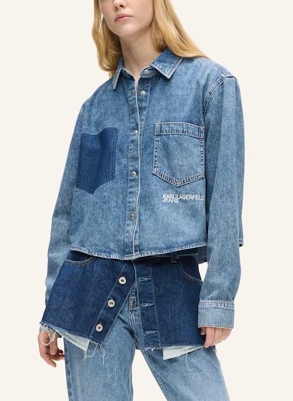 KARL LAGERFELD JEANS Bluse BLAU