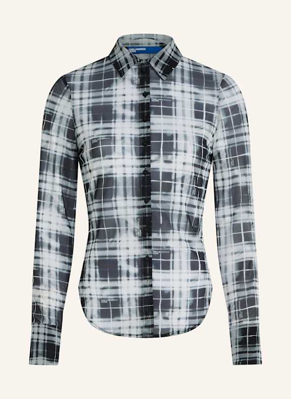 KARL LAGERFELD JEANS Bluse SCHWARZ