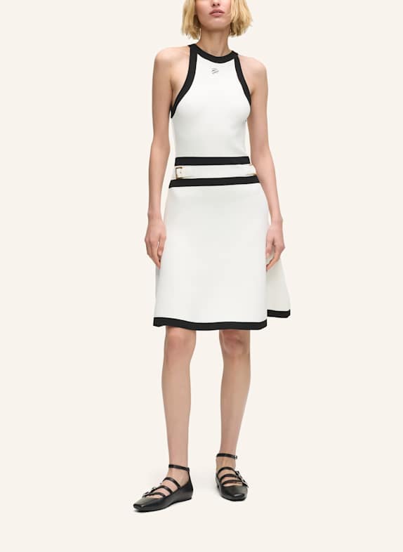 KARL LAGERFELD Kleid WEISS/ SCHWARZ