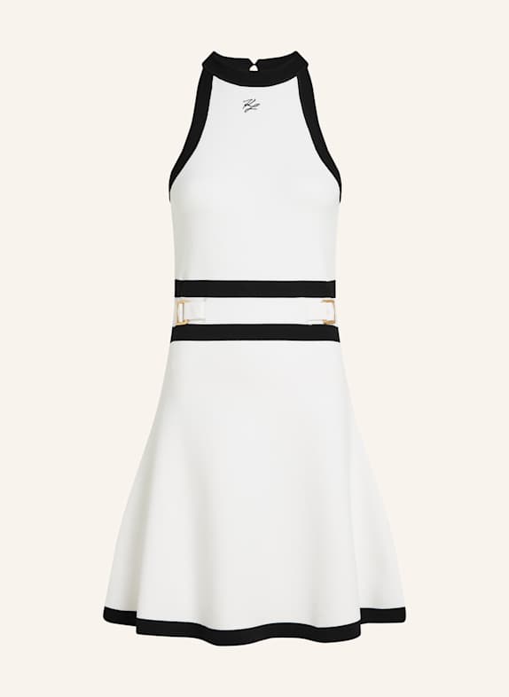 KARL LAGERFELD Kleid WEISS/ SCHWARZ