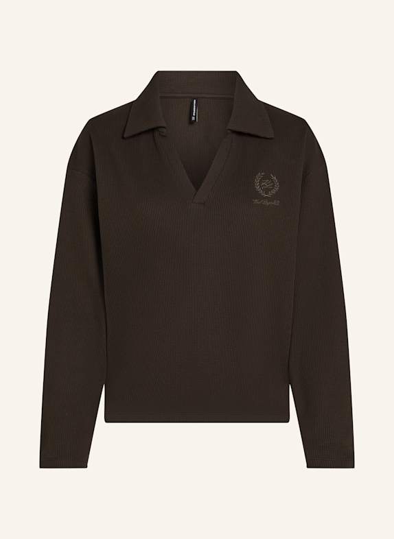 KARL LAGERFELD Top DUNKELBRAUN