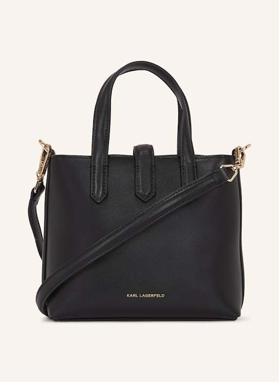 KARL LAGERFELD Handtasche SCHWARZ/ GOLD