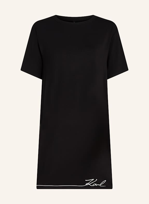 KARL LAGERFELD Nachtwäsche top SCHWARZ