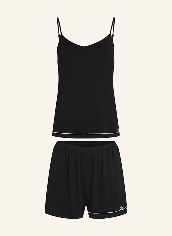 KARL LAGERFELD Nachtwäsche SCHWARZ