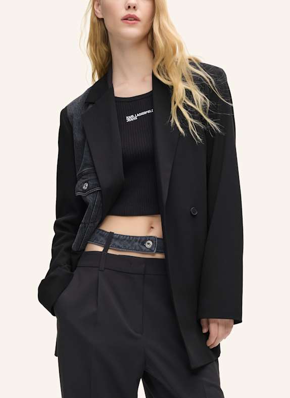 KARL LAGERFELD JEANS Jacke SCHWARZ