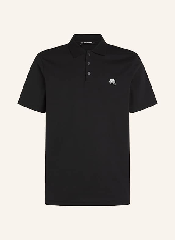 KARL LAGERFELD Poloshirt SCHWARZ