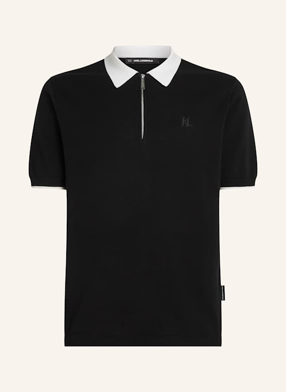 KARL LAGERFELD Poloshirt SCHWARZ