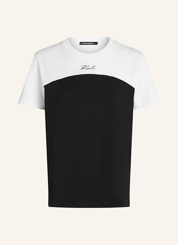 KARL LAGERFELD T-shirt WEISS/ SCHWARZ