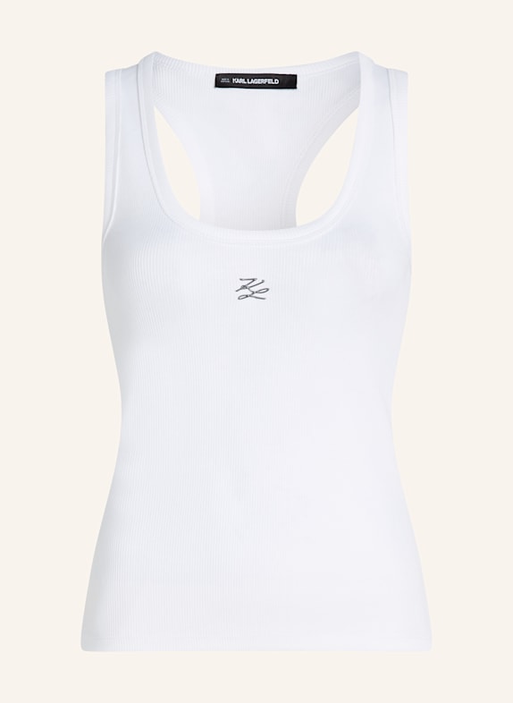 KARL LAGERFELD Unterhemd WEISS
