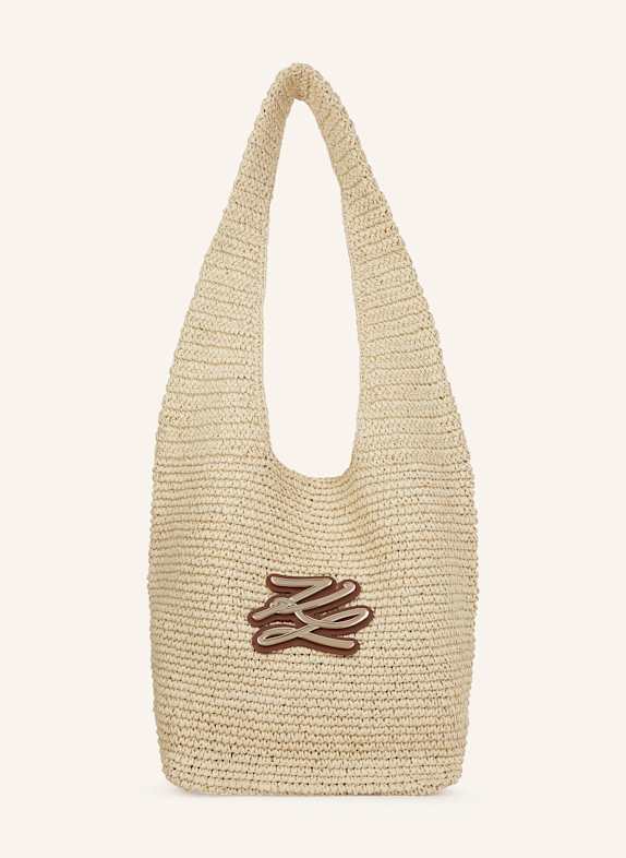 KARL LAGERFELD Strandtasche BEIGE