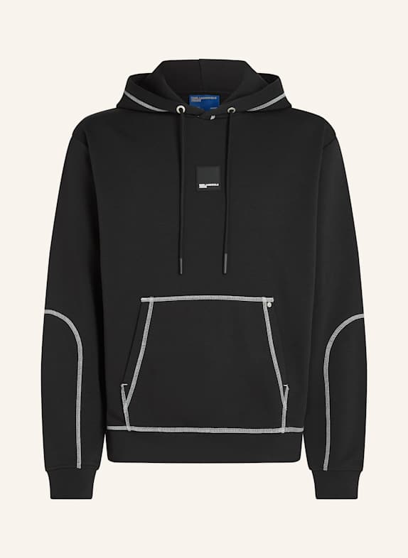 KARL LAGERFELD JEANS Hoodie SCHWARZ