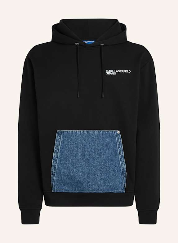 KARL LAGERFELD JEANS Hoodie SCHWARZ