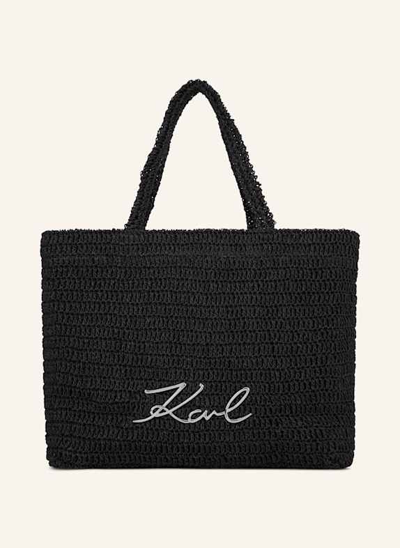 KARL LAGERFELD Strandtasche SCHWARZ