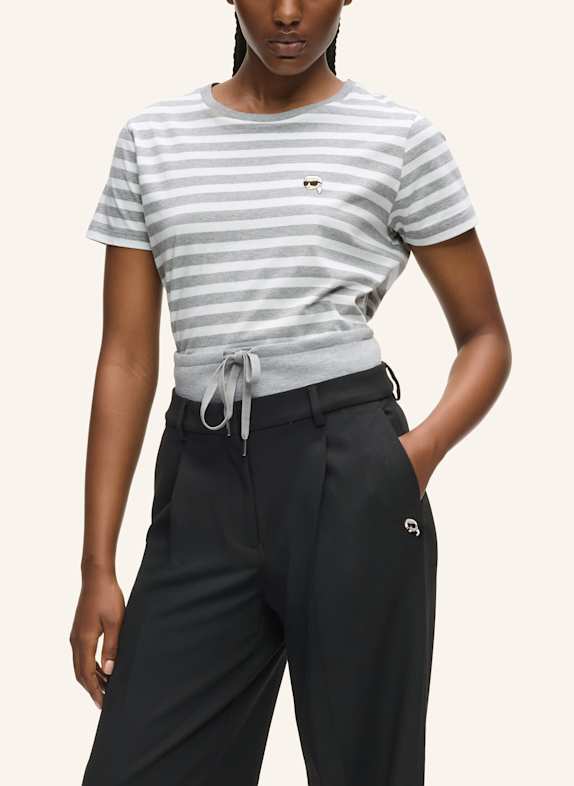 KARL LAGERFELD T-shirt WEISS/ GRAU
