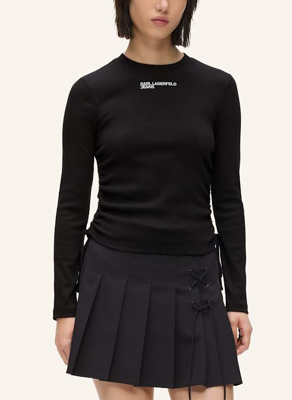 KARL LAGERFELD JEANS Top SCHWARZ
