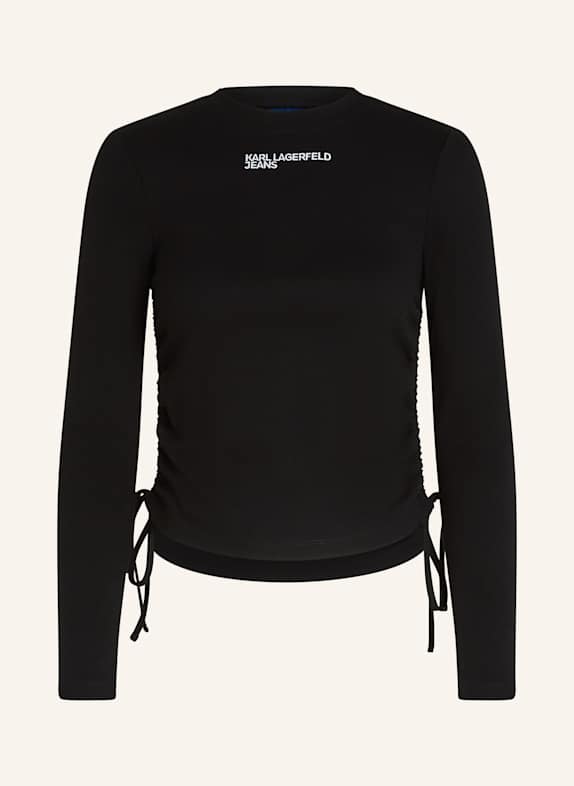 KARL LAGERFELD JEANS Top SCHWARZ