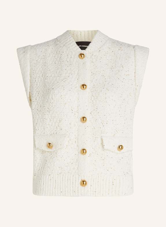 KARL LAGERFELD Strickjacke BEIGE