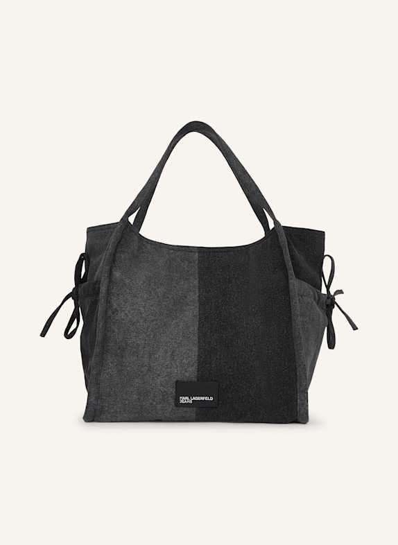 KARL LAGERFELD JEANS Shopper SCHWARZ/ GRAU