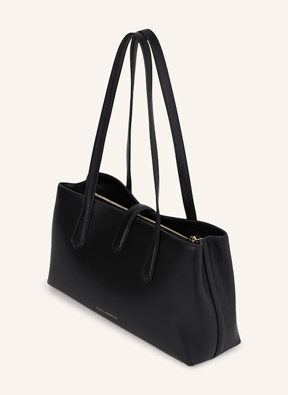 KARL LAGERFELD Handtasche SCHWARZ/ GOLD