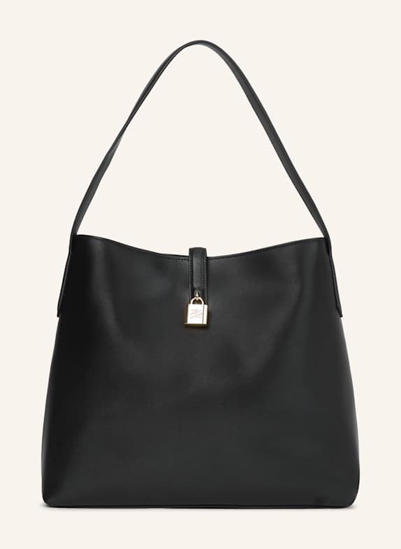 KARL LAGERFELD Hobo-Bag SCHWARZ/ GOLD