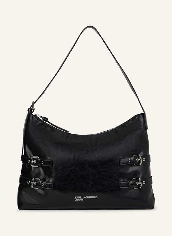 KARL LAGERFELD JEANS Schultertasche SCHWARZ