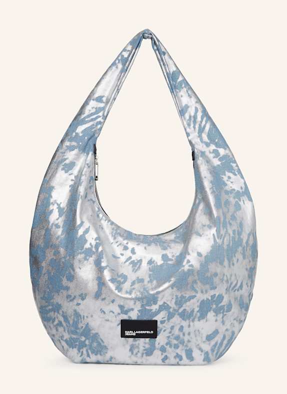 KARL LAGERFELD JEANS Hobo-Bag SILBER