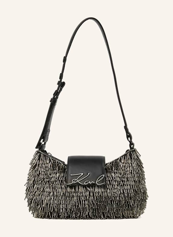 KARL LAGERFELD Schultertasche SCHWARZ