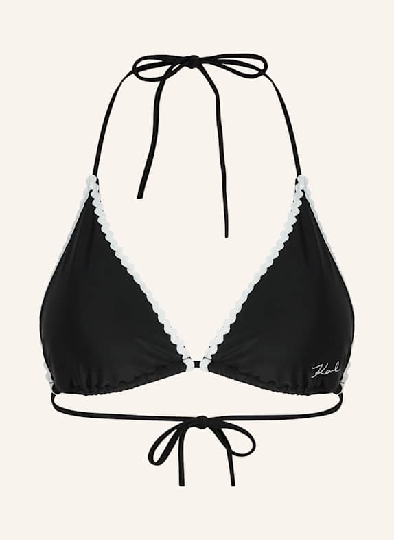 KARL LAGERFELD Bikini-Top SCHWARZ