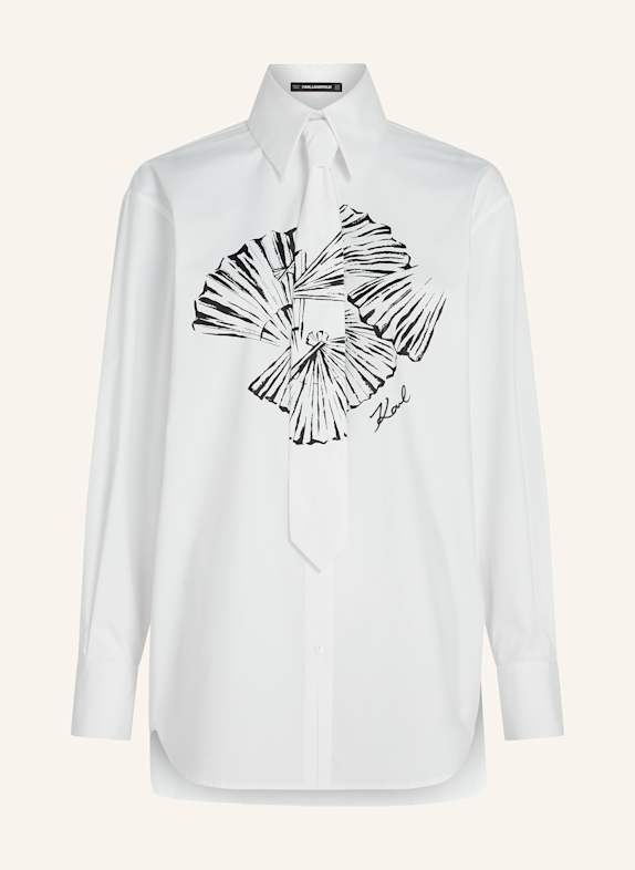 KARL LAGERFELD Bluse WEISS