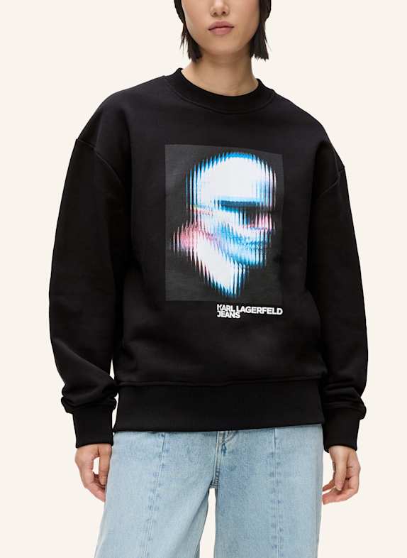 KARL LAGERFELD JEANS Sweatshirt SCHWARZ