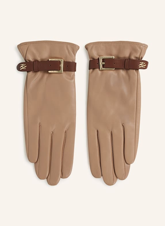 KARL LAGERFELD Handschuhe BRAUN