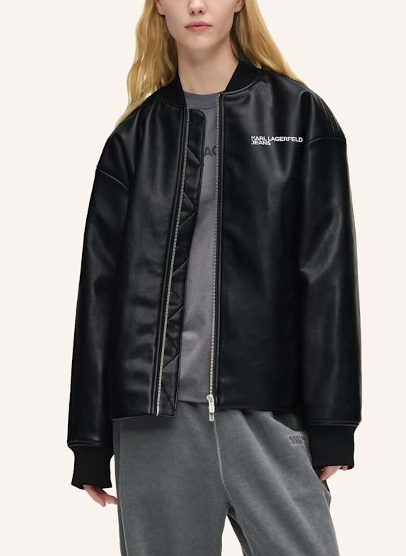 KARL LAGERFELD JEANS Jacke SCHWARZ