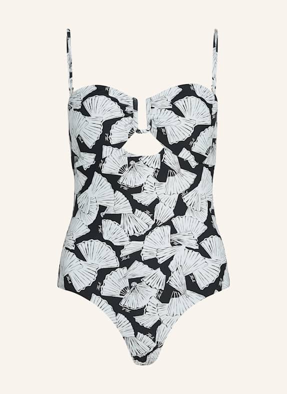 KARL LAGERFELD Badeanzug SCHWARZ