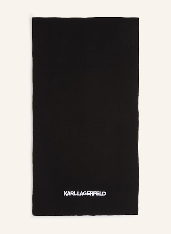 KARL LAGERFELD Schal SCHWARZ