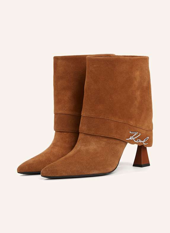 KARL LAGERFELD Stiefel BRAUN