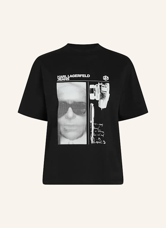 KARL LAGERFELD JEANS T-shirt SCHWARZ