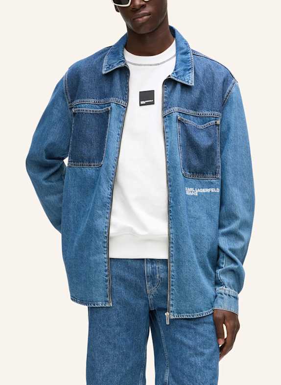 KARL LAGERFELD JEANS Hemd BLAU