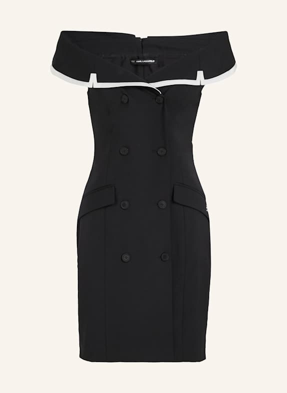 KARL LAGERFELD Kleid SCHWARZ