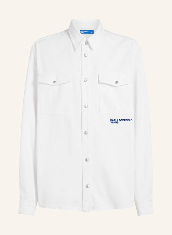 KARL LAGERFELD JEANS Hemd WEISS