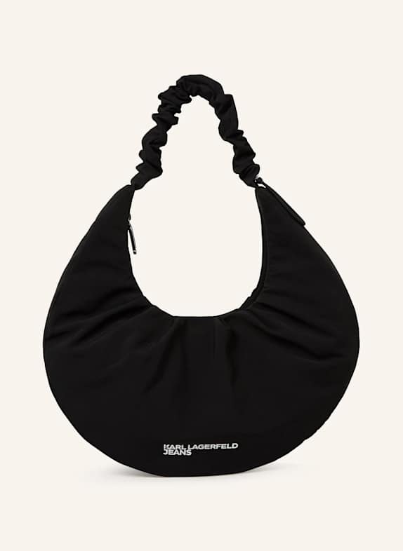 KARL LAGERFELD JEANS Hobo-Bag SCHWARZ