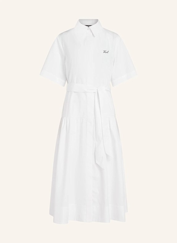 KARL LAGERFELD Kleid WEISS