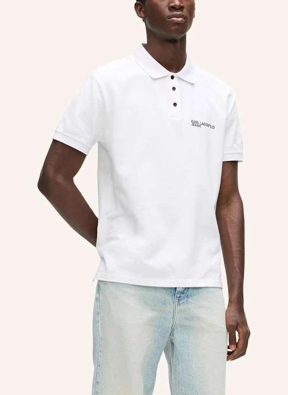 KARL LAGERFELD JEANS Poloshirt WEISS