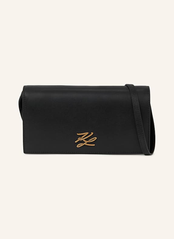 KARL LAGERFELD Mini-Tasche SCHWARZ/ GOLD
