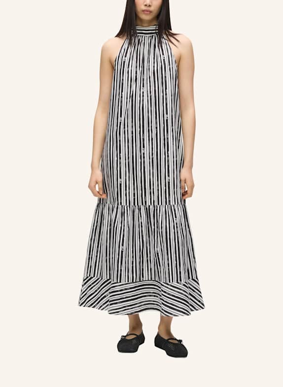 KARL LAGERFELD Kleid WEISS/ SCHWARZ