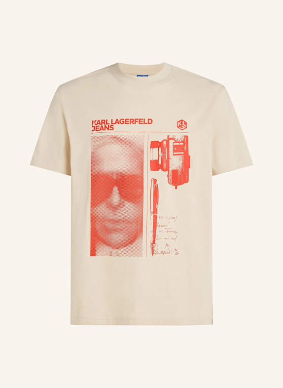 KARL LAGERFELD JEANS T-shirt BEIGE