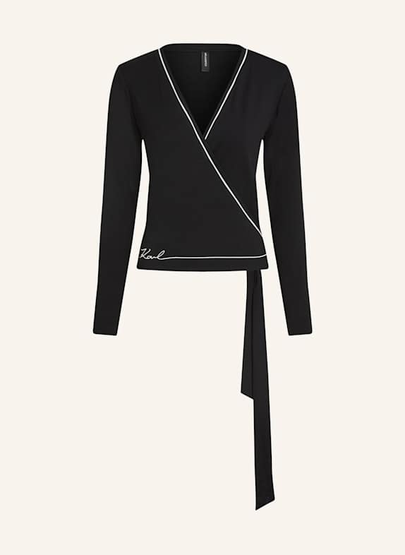 KARL LAGERFELD Top SCHWARZ