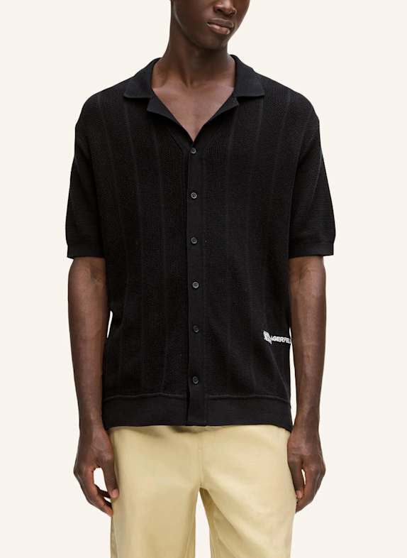 KARL LAGERFELD JEANS Poloshirt SCHWARZ