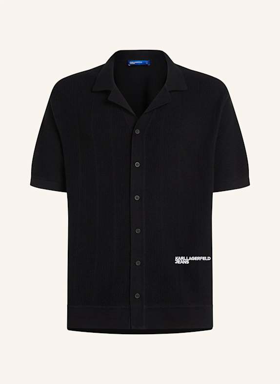 KARL LAGERFELD JEANS Poloshirt SCHWARZ