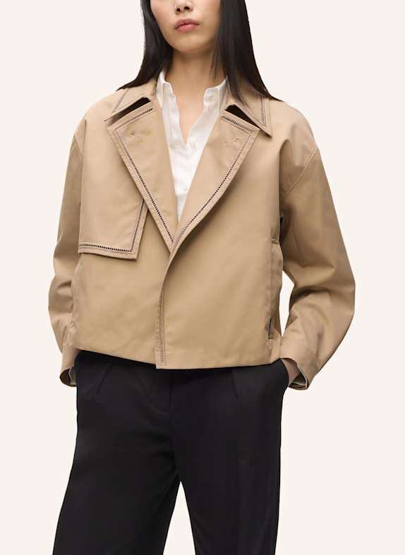 KARL LAGERFELD Mantel BRAUN